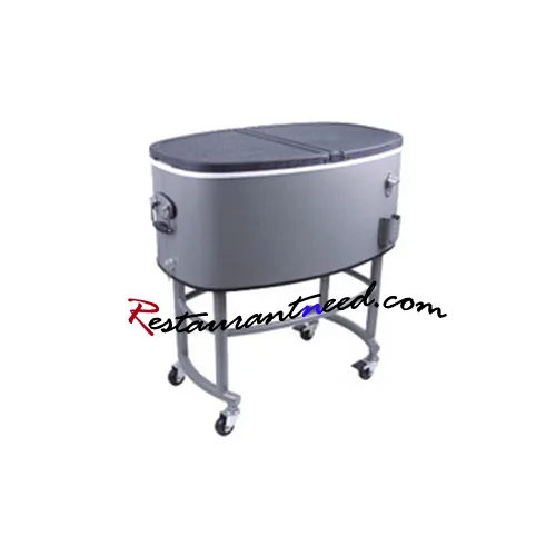 Oval Beverage Cooler Cart