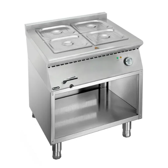 800 X Series Electric Bain Marie With Open Cabinet