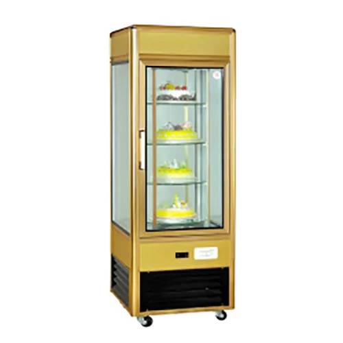 Four-sided Vertical Glass Refrigerated Deli Case