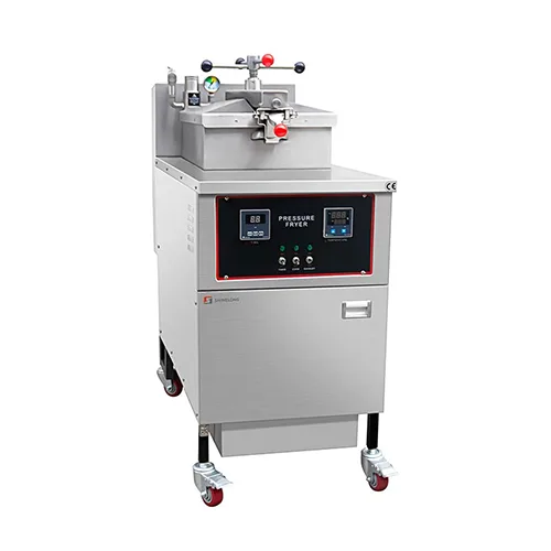 Gas Pressure Fryer With Mechanical Panel And Oil Filter System