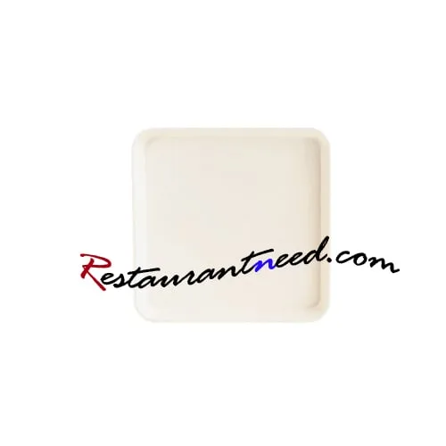 Off-white Square Plastic Display Tray