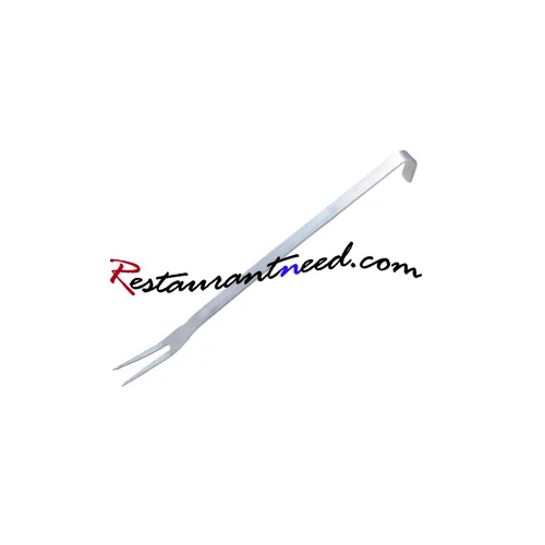 Stainless Steel Frosted Meat Fork With Hook