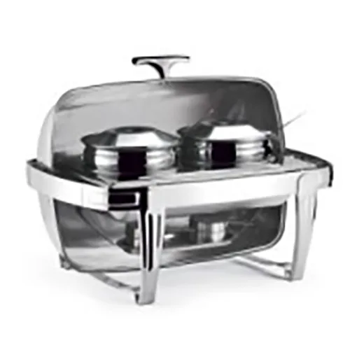 Stainless Steel Rectagular Roll Top Soup Kettle