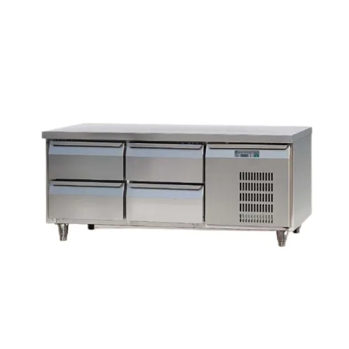 Furnotel 4-Drawer Stainless Steel Refrigerated Chef Base, 166L