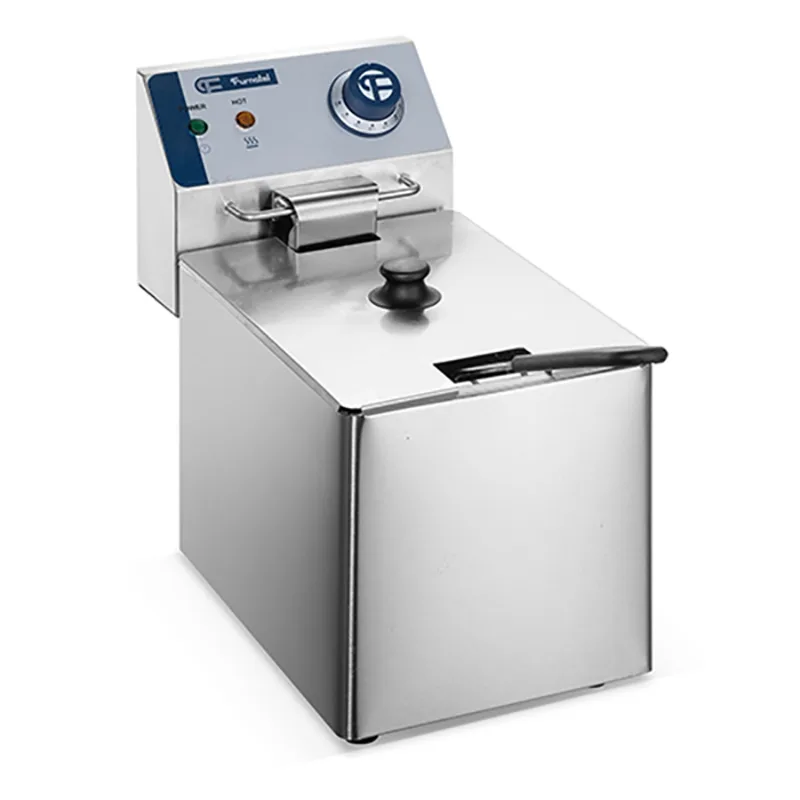 8L Electric 1-Tank Fryer for Commercial Kitchens