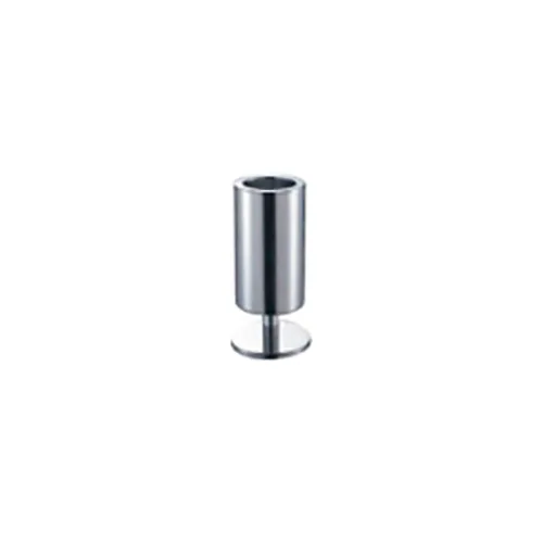 H90mm Stainless Steel Round Candle Holder With Thicker Base