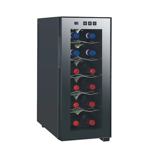 12 Bottles Semiconductor Wine Cooler With Touch Panel