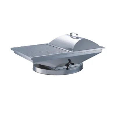 Double Head Rice Noodles Roll Steamer Pot With Aluminum Board & Cover