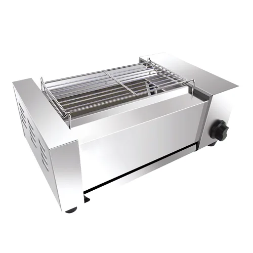 Industrial-Grade Gas Anthracitic BBQ Grill for Commercial Kitchens
