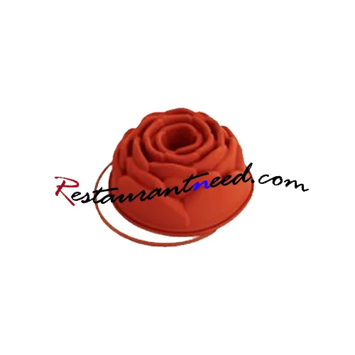 Silicon Rose Shape Cake Mould