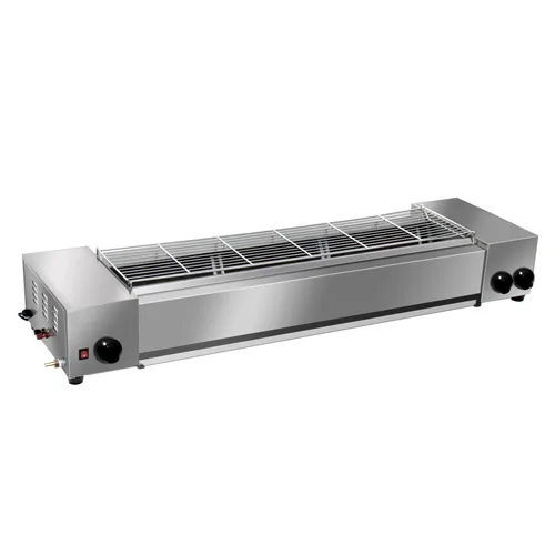 Industrial-Grade Gas Anthracitic BBQ Grill for Commercial Kitchens
