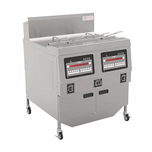 Freestanding 2-Tank 4-Basket Electric Open Fryer