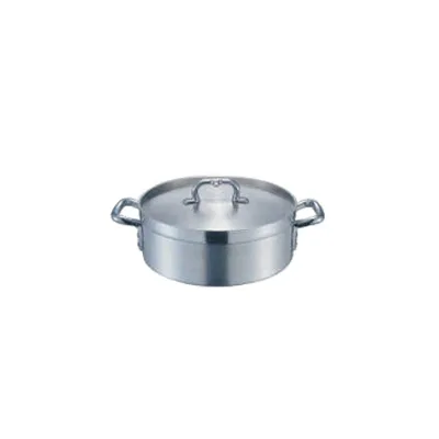 American Style Composite Bottom Aluminium Rondeau Pan With Cover