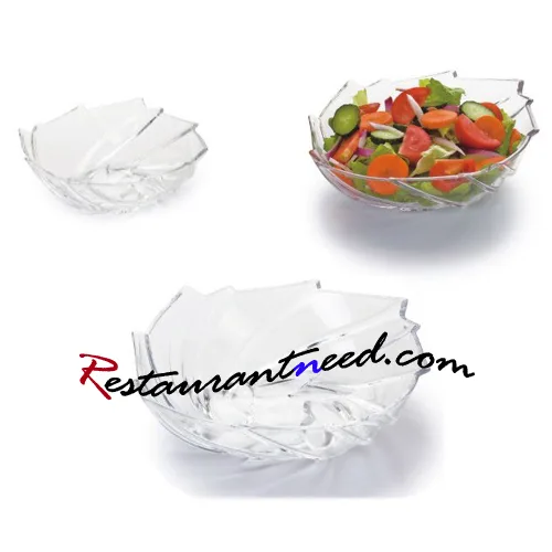 Acrylic Leaf Shaped Food Display