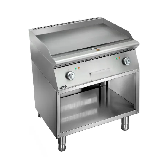 800X Series Electric Griddle With Open Cabinet