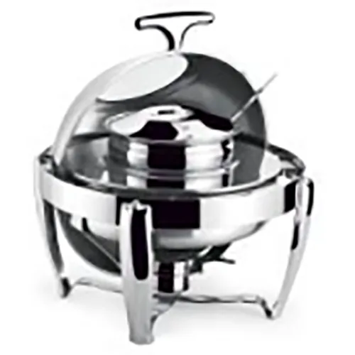 Stainless Steel Round Roll Top Soup Kettle With Show Window