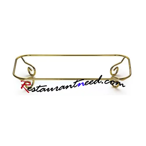Gilded Oblong Twisted Wires Food Display Stand