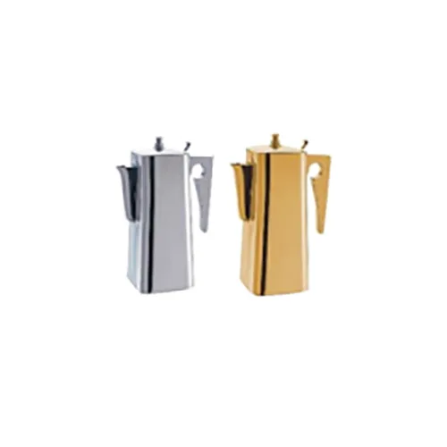 1800ml European Style Stainless Steel Rectangle Pitcher With Hinged Lid