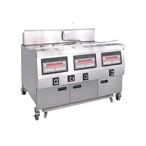 Electric 3-Tank 6-Basket Open Fryer