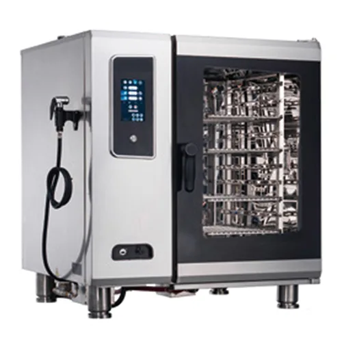 6 Tray Commercial Combi Steam Oven 6x 1/1 GN with Touch Screen & Boiler