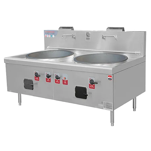 Commercial 2-Burner Wok Stove for High-Efficiency Kitchen Operations