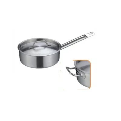 Stainless Steel Composite Bottom Sauce Pan With Double Ears