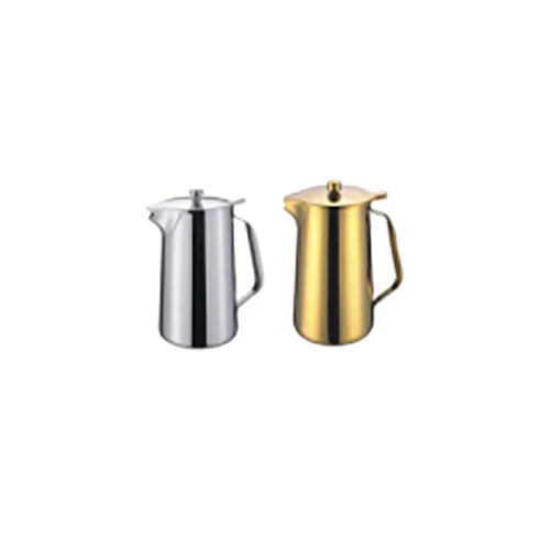 2000ml Stainless Steel Pitcher With Hinged Lid