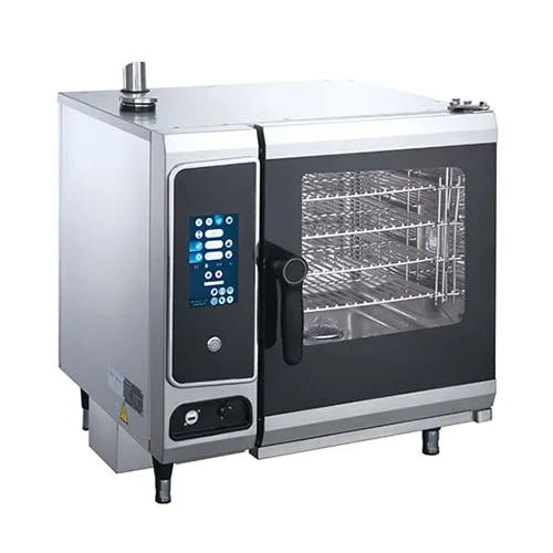 4 Tray Commercial Combi Steam Oven 4x 2/3 GN with Touch Screen & Boiler