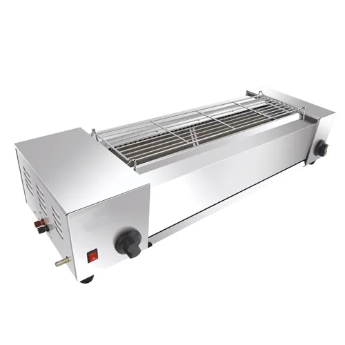 Industrial Gas Anthracitic BBQ Grill for Commercial Kitchens