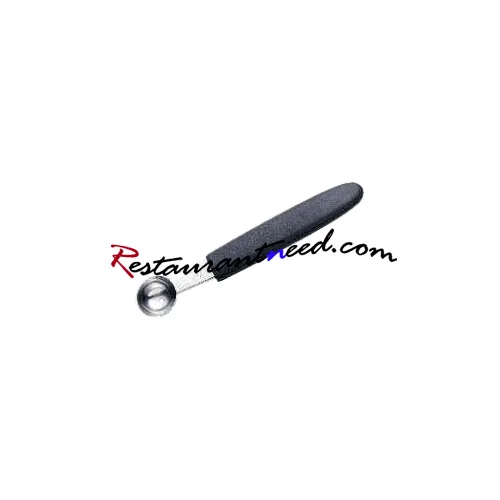 Round Stainless Steel Single Head Melon Baller With Plastic Handle