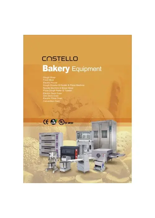 COSTELLO Bakery Equipment